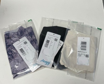 3 x Sloggi Women's Various Briefs, Multicoloured, Medium, New