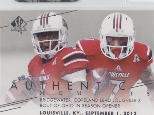 2014 SP Authentic Damian Copeland Teddy Bridgewater #192