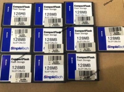 10PCS  simpletech 128MB Compact Flash CF Memory Card
