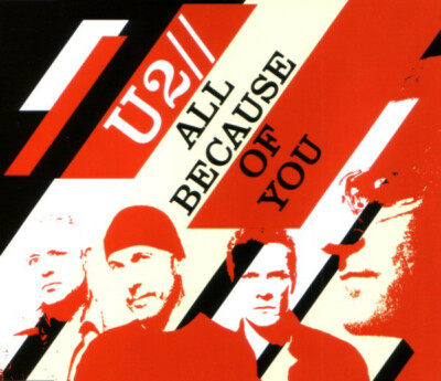 U2 All Because of you 3TRX w/ LIVE & ACOUSTIC Europe CD Single  SEALED USA seler