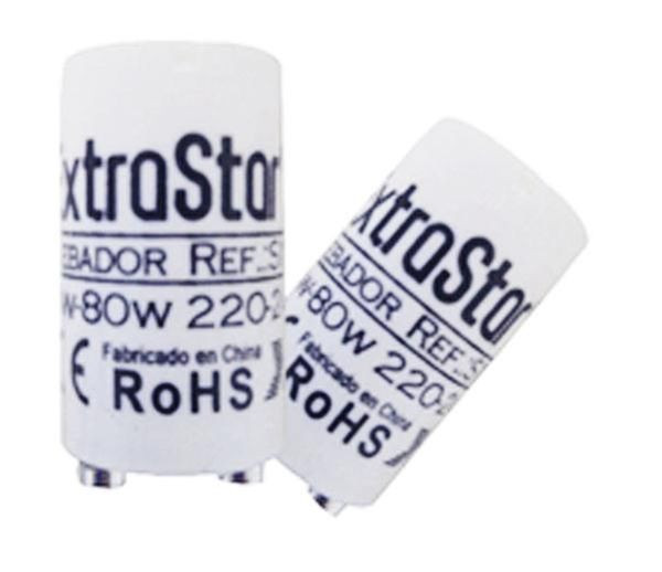 Set 2 Starter Neon e Lampade Lampadine Tubi da 4W a 80W Extrastar S10-10 moc