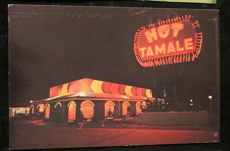 3 South of the Border Amigoland Pedros Hot Tamale Hotel Pool Hamer SC Postcards