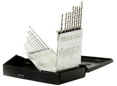 Excel 55511 20 Piece Drill in Flat Metal Case 61-80