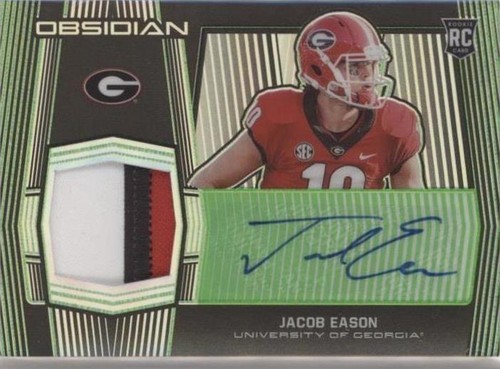 2020 Panini Obsidian Draft Picks Jacob Eason #42