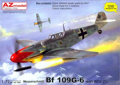 【限定生産】Bf 109 G-2 Sta.Kap.8./JG52 1/72 Hasegawa Bf 109G-14 of 4./JG 52 in 1/72 Scale – Inch High Guy