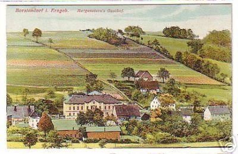 09809 Ak Borstendorf I. Erz. Morgensterns Gasthof 1913