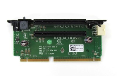 Dell FXHMV Poweredge R720XD 2X PCIE Riser Board Expansion Card 4z