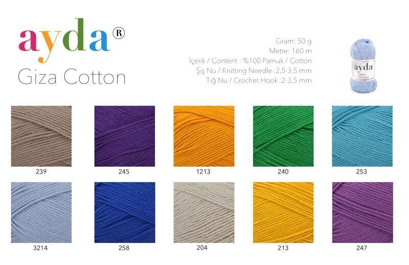 500 g AYDA BAUMWOLLE verschiedene Farben Baumwolle Schulgarn