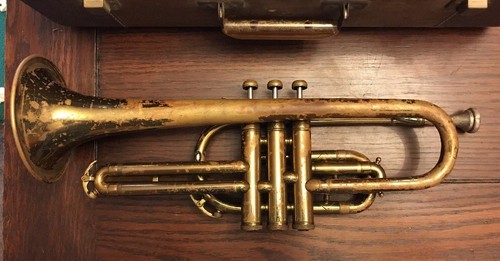 Roth Reynolds Bb Cornet Rare Serial No 77075  With Hard Shell Case