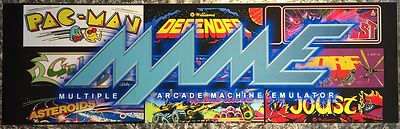 Mame Classics Arcade Marquee 26''x8''