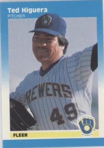 1987 Fleer Classic Miniatures - Teddy Higuera #55