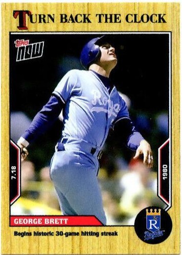 2022 Topps Now Turn Back the Clock - George Brett #110
