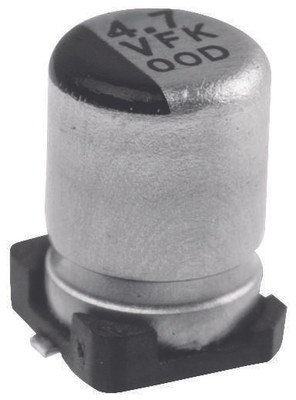 2Pc Cornell Dubilier - Afk227M2Ar44T-F - Smd Aluminum Electrolytic Capacitor, R