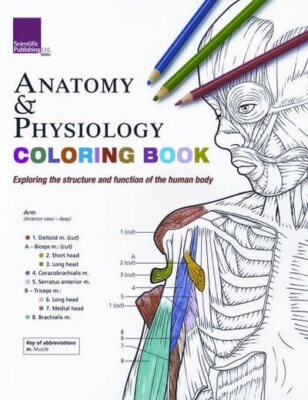 Anatomy & Physiology Coloring Book, Paperback by Scientific Publishing (COR),...