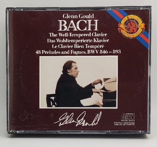 Glenn Gould - Bach CBS Masterworks 2 CD Set, NO DISC ONE, 2