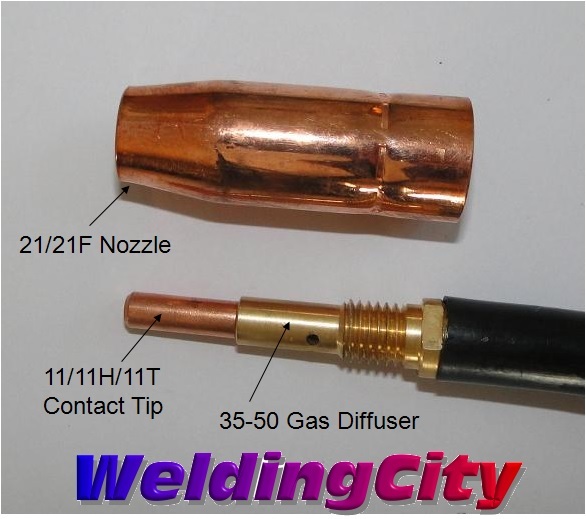 Clarke MIG Welding Gun Replacement Torch Stinger 100A 6-FT ... clarke mig gun parts diagram 