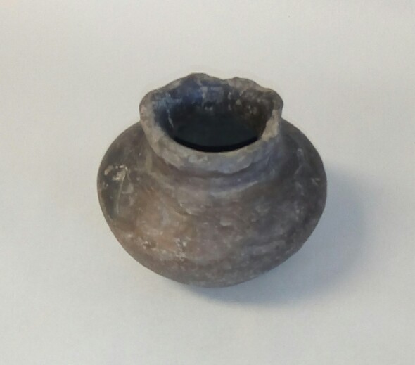 CHUPICUARO Culture Pre-Columbian Blackware Round Bottom Pot ~ C. 300 BC -100 AD