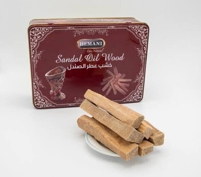 50 gram Hemani Sandal Oil wood - خشب صندل هيماني صافي وطبيعي 100% (without box)