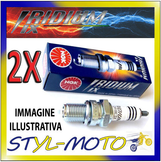 Set 2 Spark Plugs Ngk Iridium Spark Plug Bpr7eix Yamaha Xv 750 Se 750