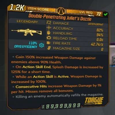 Borderlands 3 [MODDED WEAPONS] Guns [Buy 2 Get 1 Free!] BL3 Guns [All Platforms]