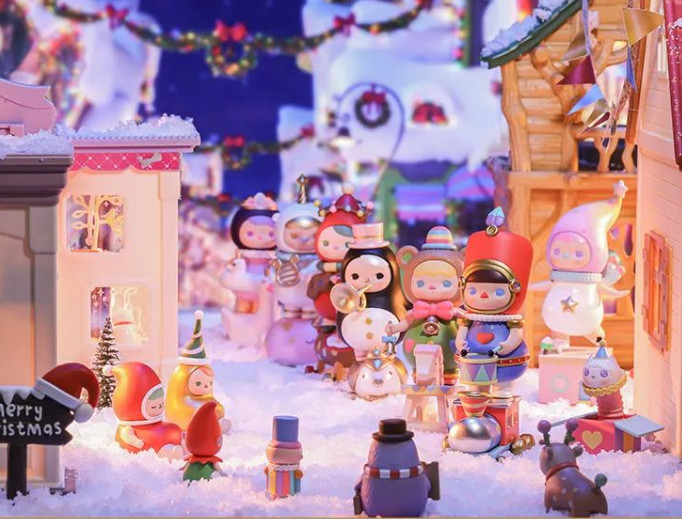 POP MART Pucky クリスマスミュージックパレード 2020 3箱 Pucky Christmas Music Parade Series Confirmed Blind Box