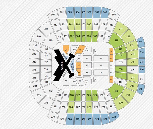 Etihad Stadium Manchester Seating Chart