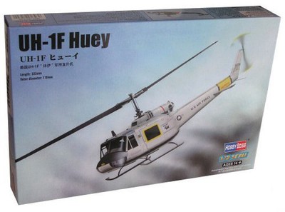 HobbyBoss Modellbausatz UH-1F Huey Helicopter Plastikmodell Hubschrauber