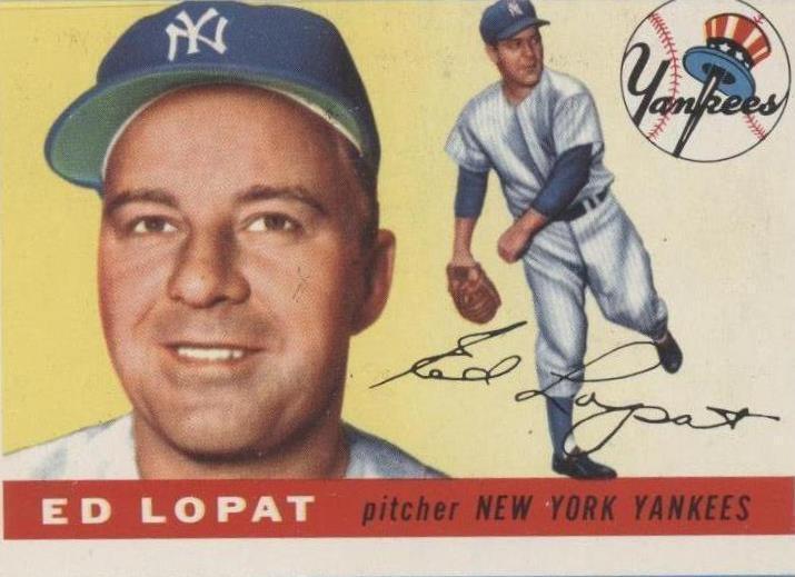 1955 Topps - Eddie Lopat #109