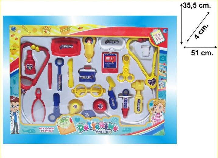 Dottorino Gioco Dottore Con Accessori Giocattolo Gioco Bambini sar