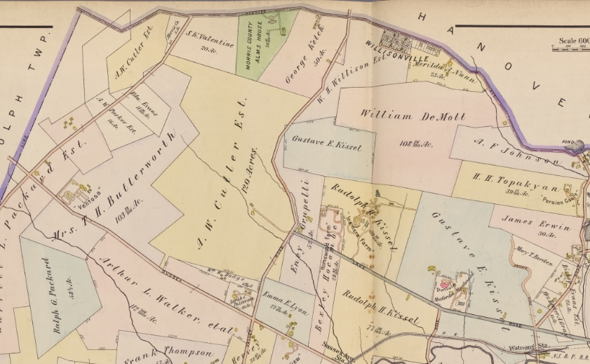 1910 Morris Township New Jersey Morris County Alms House - 