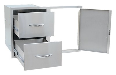 Two Drawer / Door Combo