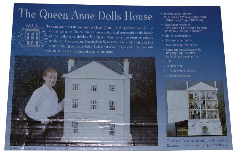 Dolls House Kit Queen Anne kit and basement by Dolls House Emporium