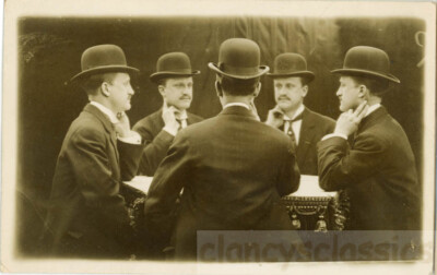 1910 Multigraph Trick Mirror RPPC Henry Wilkins Takes His Pulse White Way Studio