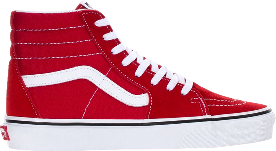 VANS SK8 HI RACING RED TRUE WHITE VN0A4BV6JV6 eBay