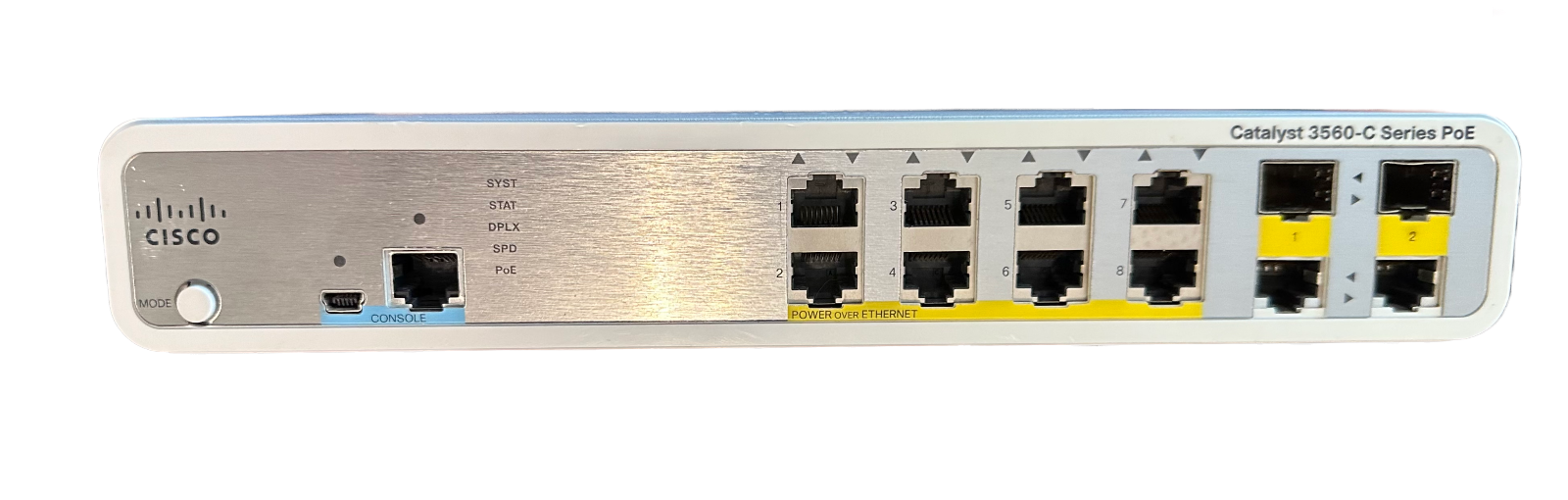 Cisco WS-C3560C-8PC-S 3560C Switch 8 FE PoE+ 2x Dual Purpose