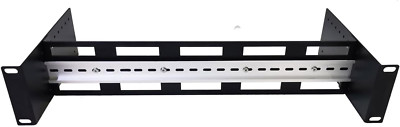 19'' Rack Mount Din Rail Kit Depth Adjustable Rackmount Chassis Aluminum Bracket