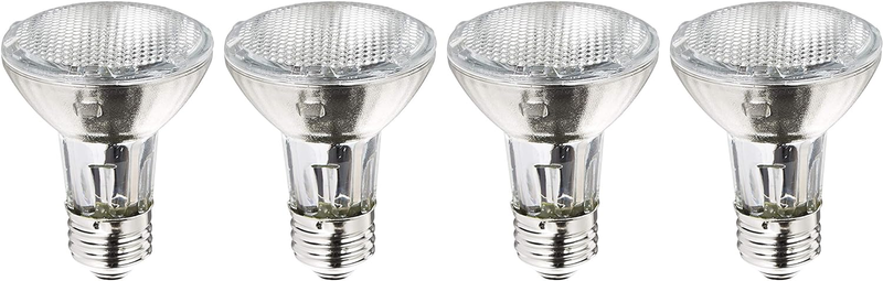 Philips Halogen Flicker-Free Dimmable PAR20 Flood Light Bulb, 500 Lumen, Bright