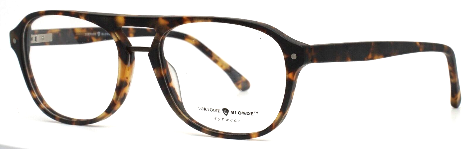 TORTOISE & BLONDE 17416 C02 Tortoise Mens Aviator Full Rim