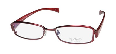 NEW KIO YAMATO KT-266 EYEWEAR FULL-RIM 53-18-140 JAPAN RED TITANIUM 31 WOMENS