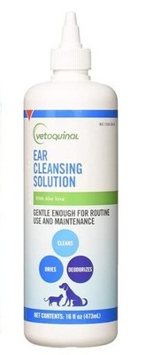 Vetoquinol Ear Cleansing Solution, 16 oz