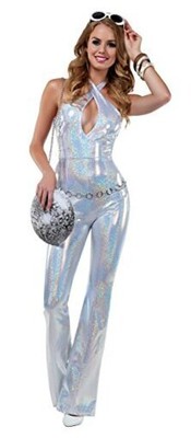 Starline womens Disco Honey Costume Small Silver