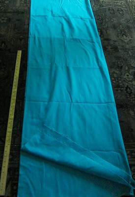 Corduroy blue fabric. Narrow wale.  4yds.+ 25