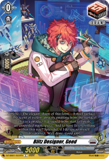 Bushiroad Cardfight Vanguard Blitz Designer, Geed DZ-SS01
