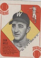 1951 Topps - Sam Mele #25
