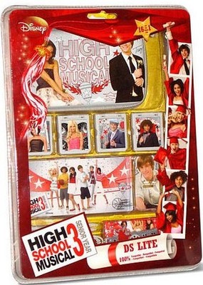 NINTENDO 3DS DS Lite ZUBEHÖR PACK HIGH SCHOOL MUSICAL 3 Tasche Kopfhörer Schutzh