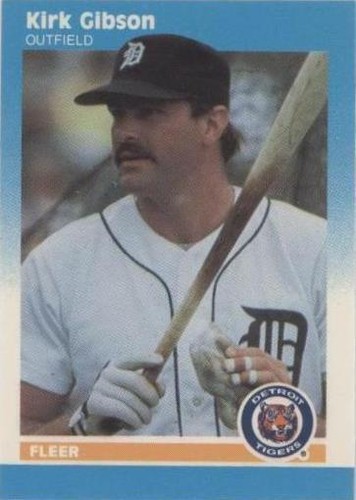 1987 Fleer Classic Miniatures - Kirk Gibson #44