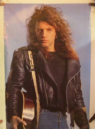 Bon Jovi Poster Jon John Door Vintage