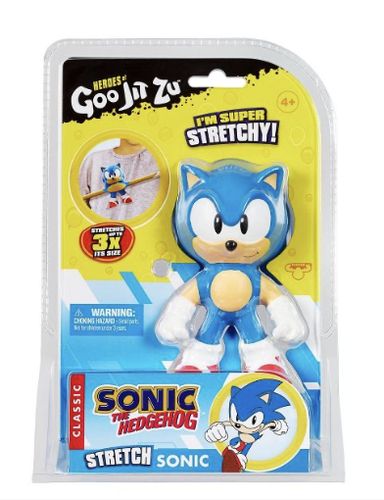 Sonic The Hedgehog Heroes of Goo Jit Zu Stretchy New With