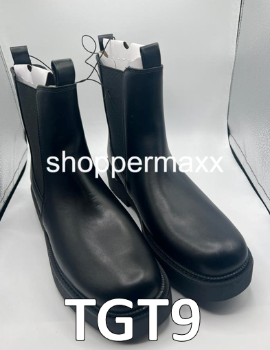 Women's Demi Chelsea Boots - A New Day, BLACK, Size 10