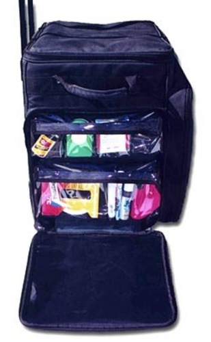 CROP IN STYLE 60001 XXL Rolling Tote, Black